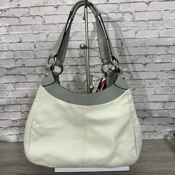 Coach Lynn White Leather Hobo Bag - Picture 2 of 7